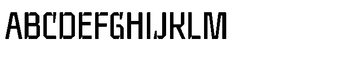 UT Sracotien Semi Condensed Font UPPERCASE