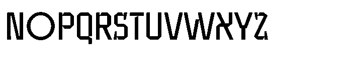 UT Sracotien Semi Condensed Font UPPERCASE