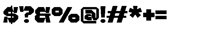 UT Sracotien Semi Expanded Black Font OTHER CHARS