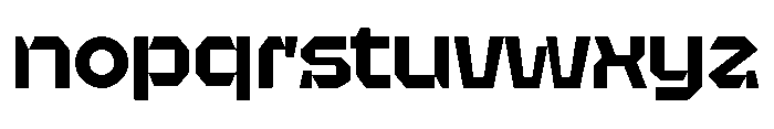 UT Sracotien Semi Expanded Bold Font LOWERCASE