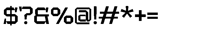 UT Sracotien Semi Expanded Medium Font OTHER CHARS