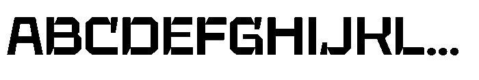 UT Sracotien Semi Expanded Semi Bold Font UPPERCASE
