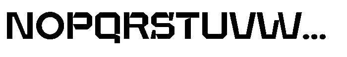 UT Sracotien Semi Expanded Semi Bold Font UPPERCASE
