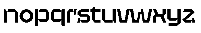 UT Sracotien Semi Expanded Semi Bold Font LOWERCASE