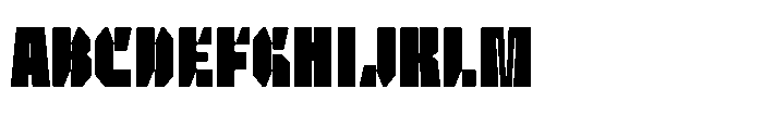 UT Sracotien Ultra Condensed Black Font UPPERCASE