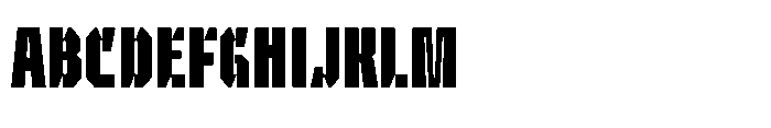 UT Sracotien Ultra Condensed Bold Font UPPERCASE