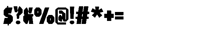 UT Sracotien Ultra Condensed Extra Bold Font OTHER CHARS