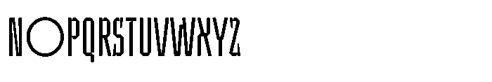 UT Sracotien Ultra Condensed Light Font UPPERCASE