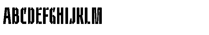 UT Sracotien Ultra Condensed Medium Font UPPERCASE
