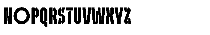 UT Sracotien Ultra Condensed Semi Bold Font UPPERCASE