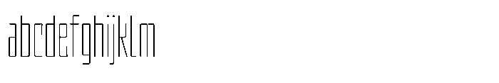 UT Sracotien Ultra Condensed Thin FONT