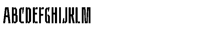 UT Sracotien Ultra Condensed Font UPPERCASE