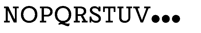 UT Symbold Regular Font UPPERCASE