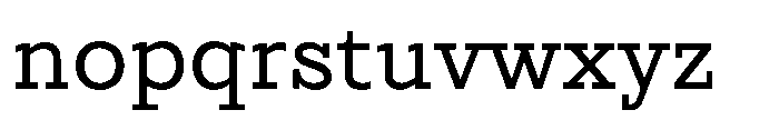 UT Symbold Regular Font LOWERCASE
