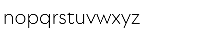 Utily Sans Light Font LOWERCASE