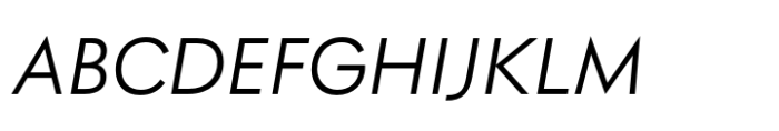 Utily Sans Regular Italic Font UPPERCASE