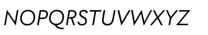 Utily Sans Regular Italic Font UPPERCASE