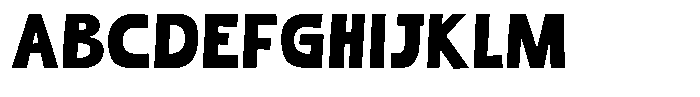 Utimate Caps Cutout Font UPPERCASE