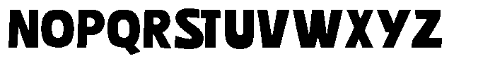 Utimate Caps Cutout Font UPPERCASE
