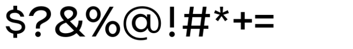 Uto Regular Font OTHER CHARS