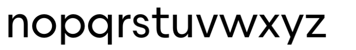 Uto Regular Font LOWERCASE