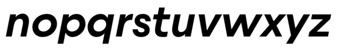 Uto Semibold Italic Font LOWERCASE