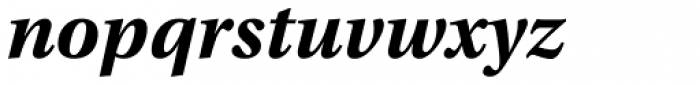 Utopia Bold Italic Font LOWERCASE