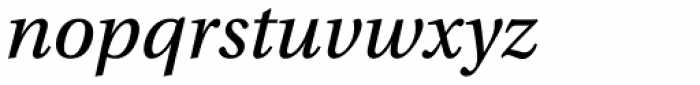 Utopia Caption Italic Font LOWERCASE