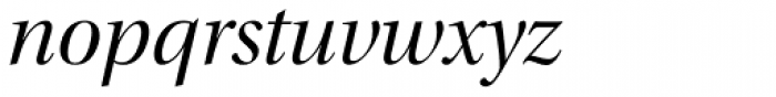 Utopia Display Italic Font LOWERCASE