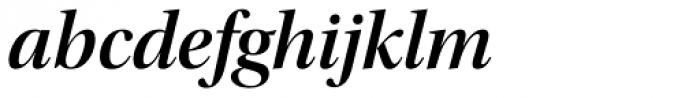 Utopia Display SemiBold Italic Font LOWERCASE