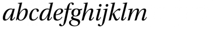 Utopia SubHead Italic Font LOWERCASE