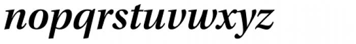 Utopia SubHead SemiBold Italic Font LOWERCASE