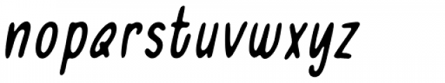 Utrecht Italic Font LOWERCASE