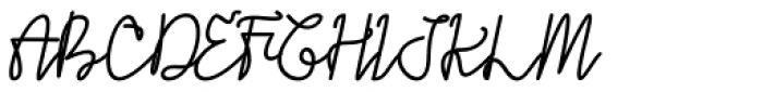 Uttarha Handwriting Bold Italic Font UPPERCASE
