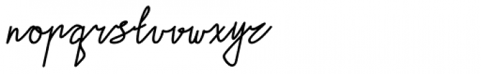 Uttarha Handwriting Bold Italic Font LOWERCASE