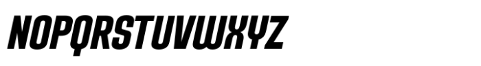 Uturna Extra Bold Italic Font UPPERCASE