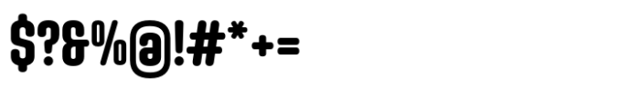 Uturna Round Extra Bold Font OTHER CHARS