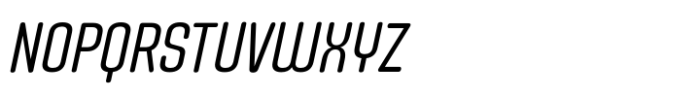 Uturna Round Italic Font UPPERCASE