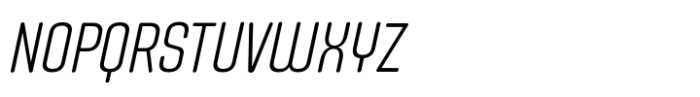 Uturna Round Light Italic Font UPPERCASE