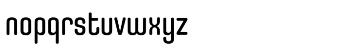 Uturna Round Medium Font LOWERCASE