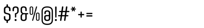 Uturna Round Regular Font OTHER CHARS