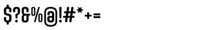 Uturna Round Semi Bold Font OTHER CHARS