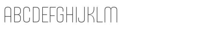 Uturna Round Thin Font UPPERCASE