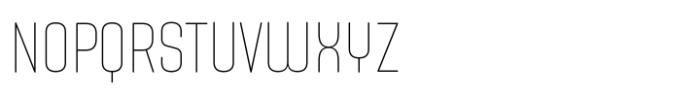 Uturna Round Thin Font UPPERCASE