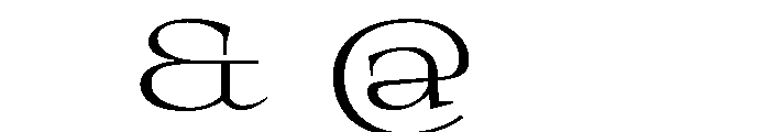 UTOPIATRIAL Font OTHER CHARS