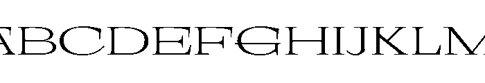 UTOPIATRIAL Font UPPERCASE