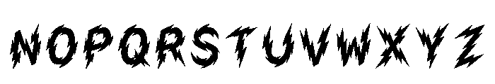 Uvoren Regular Font UPPERCASE