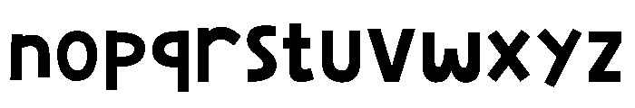 Uwaya Kids Font LOWERCASE