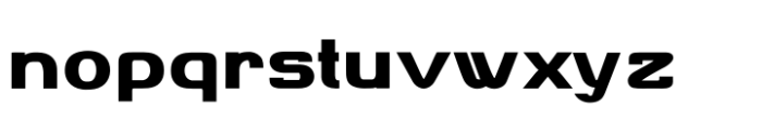 Uytimate Heavy Font LOWERCASE