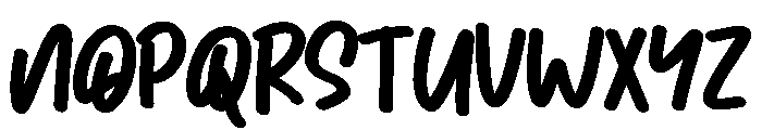 Uzuno Font LOWERCASE